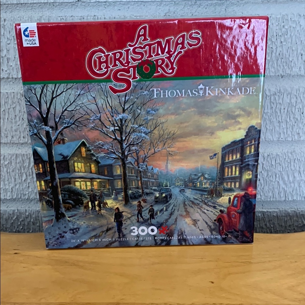 Thomas Kinkade 2012 A Christmas Story Puzzle by Ceaco 24" x 18" NEW Made in USA